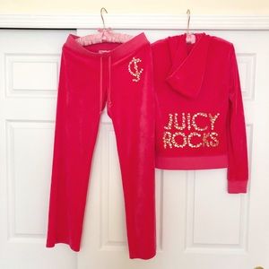 JUICY COUTURE VELOUR TRACKSUIT